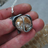 Snake Guardian - Garden Quartz with Rutile Orb