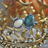 Size 7, Moon&Star sets, Emerald & Opal