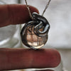 Snake Guardian - Smoky Quartz with Rainbows