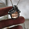 Snake Guardian - Smoky Quartz with Rainbows