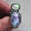 Size 7, Starlight, Opal and Tourmaline Quartz