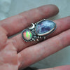 Size 7, Starlight, Opal and Tourmaline Quartz