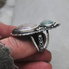 Size 8.5, Starshadow, Opal and Tourmaline Quartz