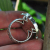Size 6 - FULL MOON - STAG MOON, Star Gazing Oracle