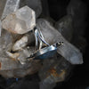 "One off", Size 5.75-6, Moon&Star ring, Gilalite in Quartz