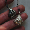 Kitten Paw Shell Pendants - WITH chain