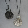 PRE-ORDER (small) Scallop Shell Pendants - WITH chain