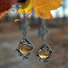 Falling Leaves, Earring Pair