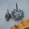 Harvest Charms, Ancient Triskeles Coin & Wheat