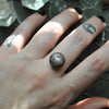 Custom Order!! STAR SAPPHIRE, Stargazing Oracle Ring or Necklace, Sterling and Fine Silver and Brass