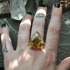 Custom Order!! Dendritic Quartz, Witching Woods Ring OR Necklace, Sterling and Fine Silver