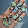 SIZE 8.5, Dreamscape, Opal Cloud, Sterling and Fine Silver