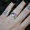 Size 5.5, Moon&Star sets, Starbright, Tourmaline and Quartz, Sterling and Fine Silver