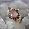 Size 9, Moon&Star Fortuna, Star Sapphire, Sterling and Fine Silver and Brass