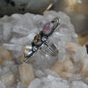 SIZE 6.75, Color-Of-The-Clouds, Dreamscape, Pearl/Tourmaline/Pink Opal
