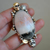 Size 7.5-8, Perpetuity, English Barite, Sterling and Fine Silver and Brass