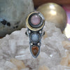 SIZE 7.5, Color-Of-The-Clouds, Dreamscape, Moonstone/Tourmaline/Pink Opal