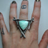 Custom Order!! Included Quartz, Witching Woods Ring OR Necklace, Sterling and Fine Silver
