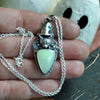 PENDANT, Witch Kitty's Glowing Candy Corn!
