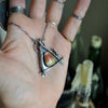 Custom Order!! October House NECKLACE, Sterling and Fine Silver