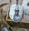 PENDANT, Witch Kitty and a Pool of Forget-Me-Not potion