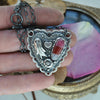 Pendant, Halloween Heart with Valentines Candy Corn!