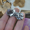 MADE TO SIZE RING, Bouquets Brought on Bat Wings - Iolite Sunstone!
