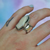 SIZE 7, Dreamscape, Opal Cloud, Sterling and Fine Silver