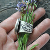 SIZE 10.5, Garden Veil, Natural Moss Agate Ring