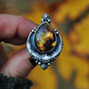 Size 7, Autumn Light, Blue Dominican Amber