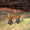 Falling Leaves, Earring Pair