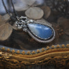 Pendant, Blue Seam Opal