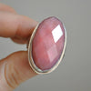 Size 7.5-8, Candy Empress Ring, Pink Opal